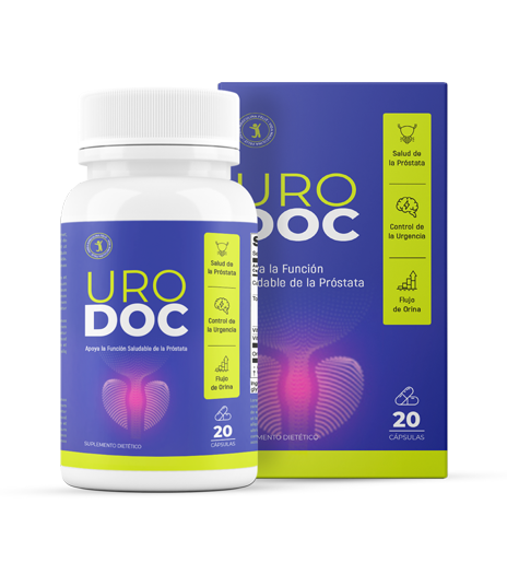 Urodoc — suplemento dietario para la próstata, 20 cápsulas